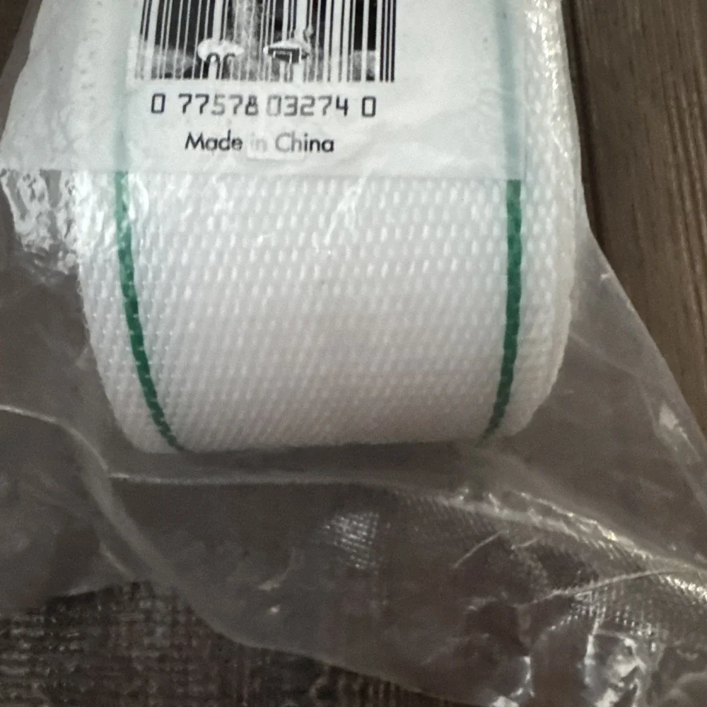 Frost King Lawn Furniture Re-Webbing PW39W White Green Stripe 2.25